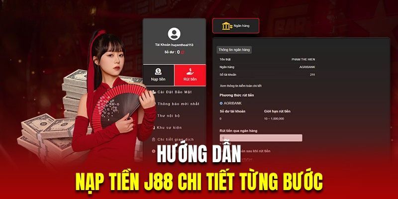 Hướng dẫn nạp tiền J88 qua thẻ