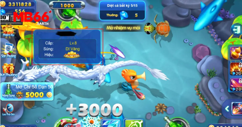 Các tính năng hấp dẫn trong bắn cá H5